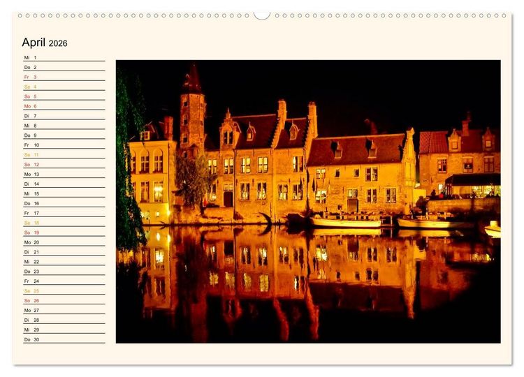 Produktbild: Br&uuml;gge - Venedig des Nordens (Wandkalender 2026 DIN A2 quer), CALVENDO Monatskalender