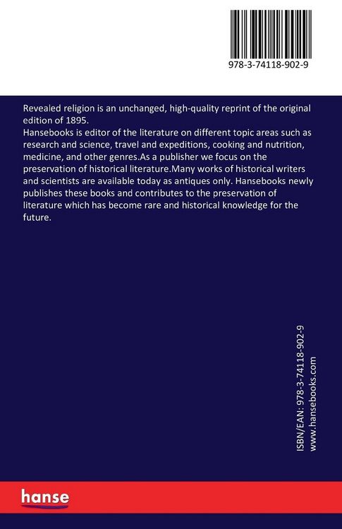 Produktbild: Revealed religion