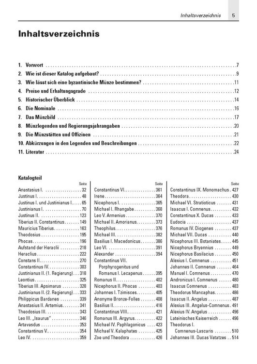 Produktbild: Die M&uuml;nzen des Byzantinischen Reiches 491-1453