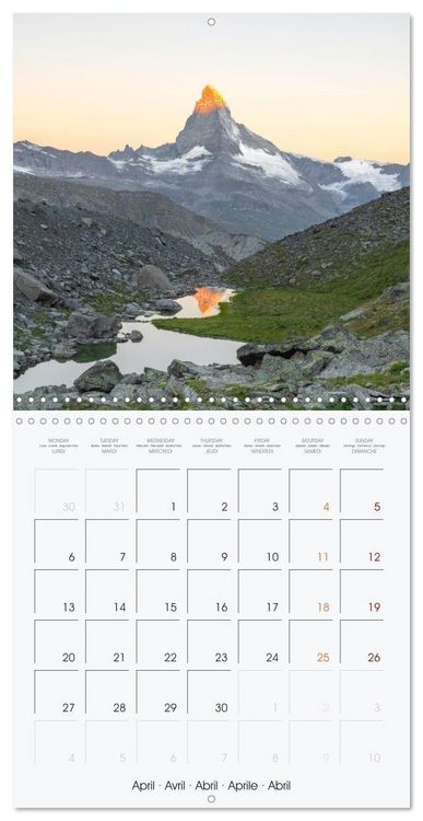Produktbild: The Alps - A Year in the Mountains (Wall Calendar 2026 12 &times; 12 Inch) CALVENDO 12 Month Wall Calendar