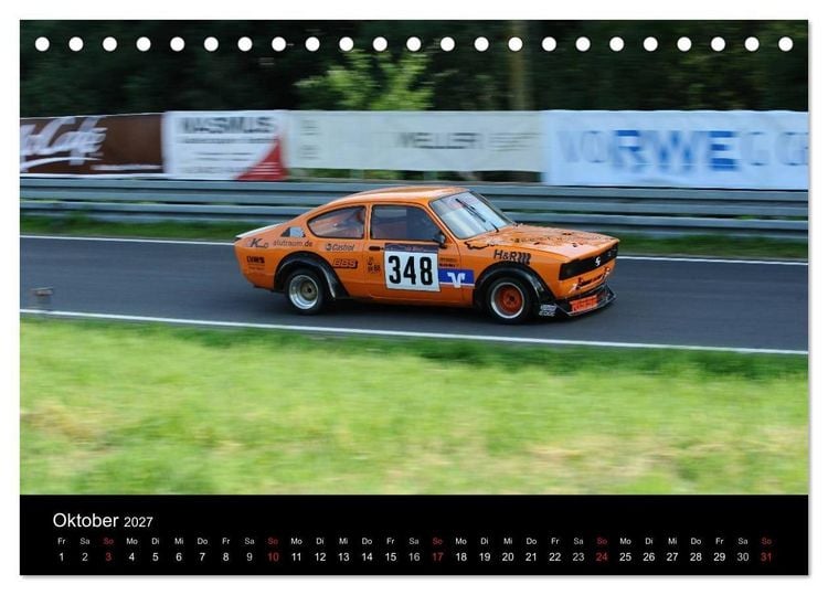 Produktbild: Bergrennen im Opel (Tischkalender 2027 DIN A5 quer), CALVENDO Monatskalender