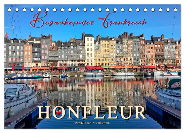 Produktbild: Honfleur - Bezauberndes Frankreich (Tischkalender 2026 DIN A5 quer), CALVENDO Monatskalender