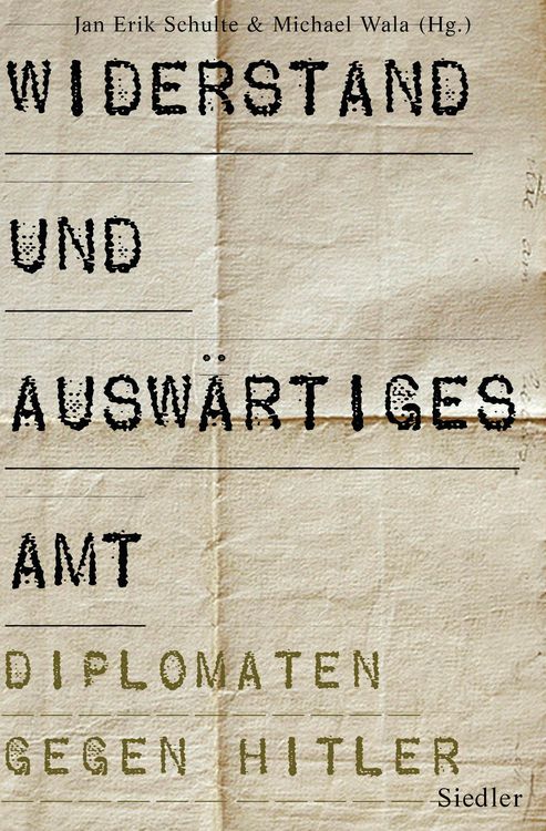Produktbild: Widerstand und Ausw&auml;rtiges Amt