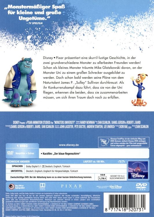 Produktbild: Die Monster Uni
