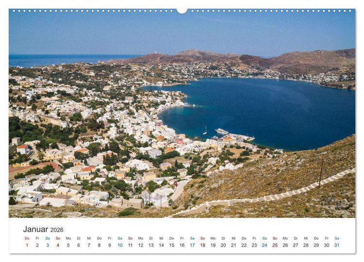Produktbild: Leros - die Insel der G&ouml;ttin Artemis (hochwertiger Premium Wandkalender 2026 DIN A2 quer), Kunstdruck in Hochglanz