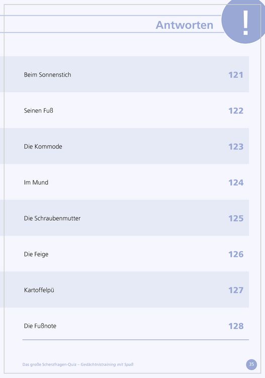 Produktbild: Das gro&szlig;e Scherzfragen-Quiz f&uuml;r Senioren