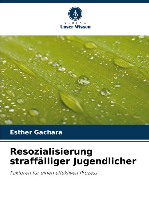 Produktbild: Resozialisierung straff&auml;lliger Jugendlicher
