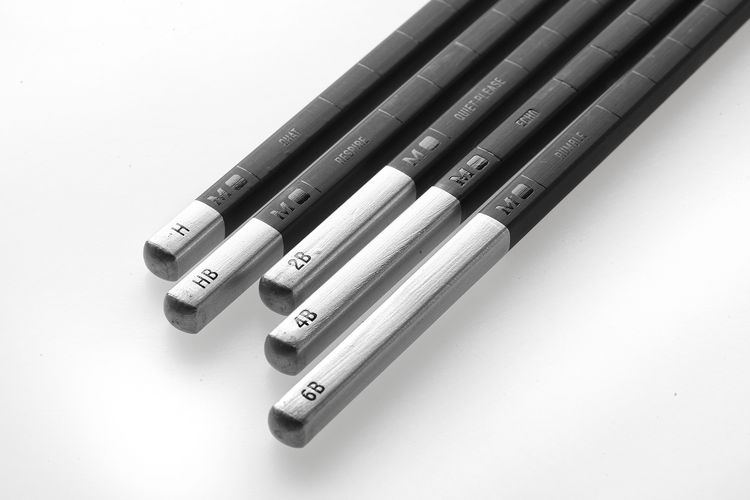 Produktbild: Moleskine Zeichenstift-Set, 5 Bleistifte