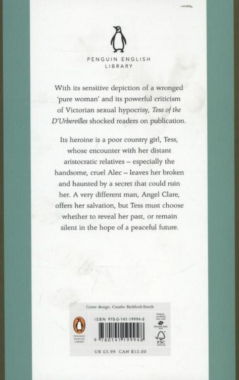Produktbild: Tess of the D'Urbervilles