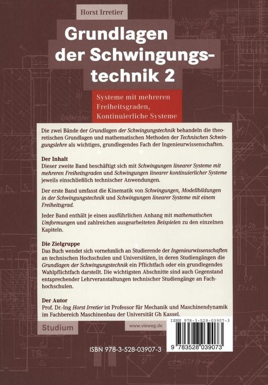Produktbild: Grundlagen der Schwingungstechnik 2