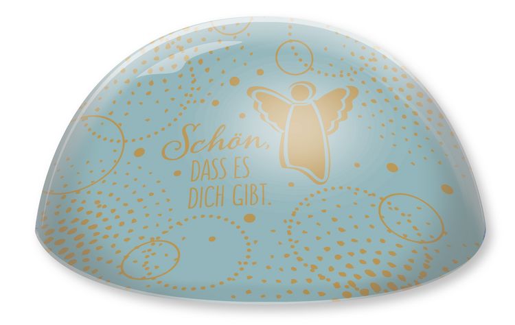 Produktbild: GlasMoment "Sch&ouml;n, dass es dich gibt" 8 x 3,8 cm