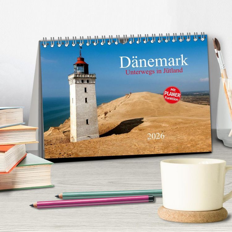 Produktbild: D&auml;nemark &ndash; Unterwegs in J&uuml;tland 2026 (Tischkalender 2026 DIN A5 quer), CALVENDO Monatskalender