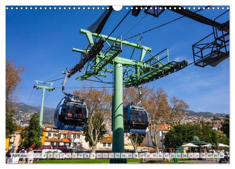 Produktbild: Madeira Die Stadt Funchal (Wandkalender 2026 DIN A3 quer), CALVENDO Monatskalender