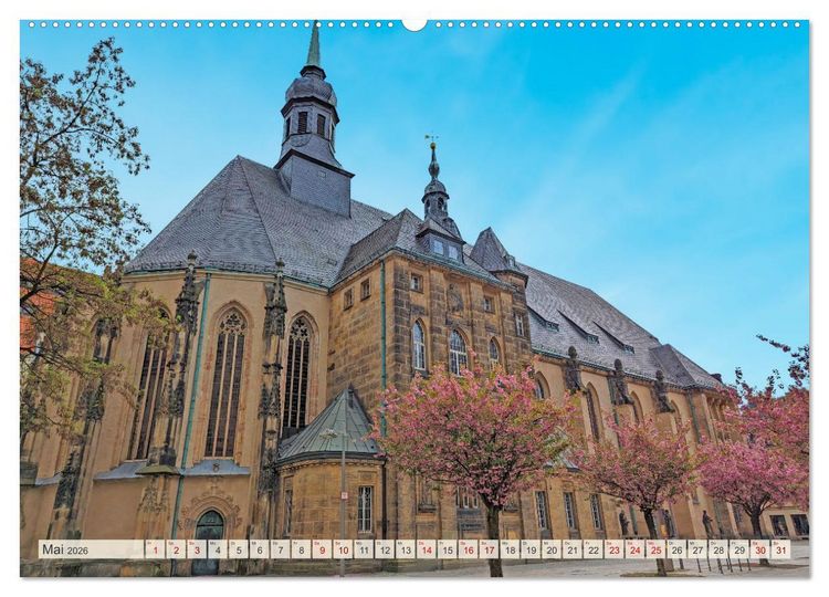Produktbild: Chemnitz Impressionen aus der Kulturhauptstadt (Wandkalender 2026 DIN A2 quer), CALVENDO Monatskalender