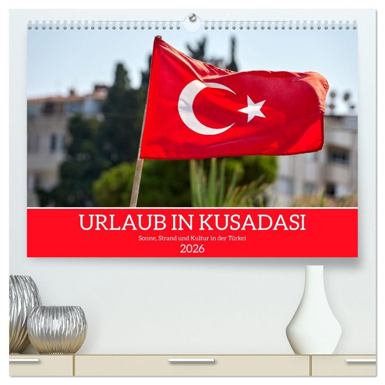 Produktbild: Urlaub in Kusadasi - Sonne, Strand und Kultur in der T&uuml;rkei (hochwertiger Premium Wandkalender 2026 DIN A2 quer), Kunstdruck in Hochglanz