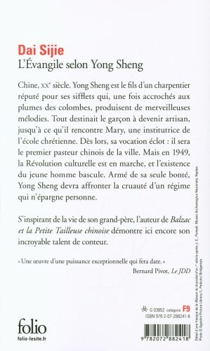 Produktbild: Dai Sijie: L'evangile Selon Yong Sheng