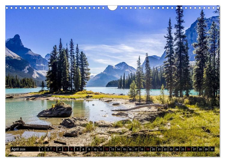 Produktbild: West-Kanada (Wandkalender 2026 DIN A3 quer), CALVENDO Monatskalender