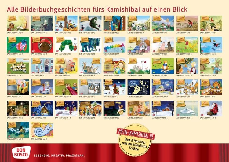 Produktbild: Vorhang &bdquo;Mein Kamishibai&ldquo; aus rotem Satin, geschmeidig und hochgl&auml;nzend: Sorgt f&uuml;r authentische Theateratmosph&auml;re oder Kinoflair