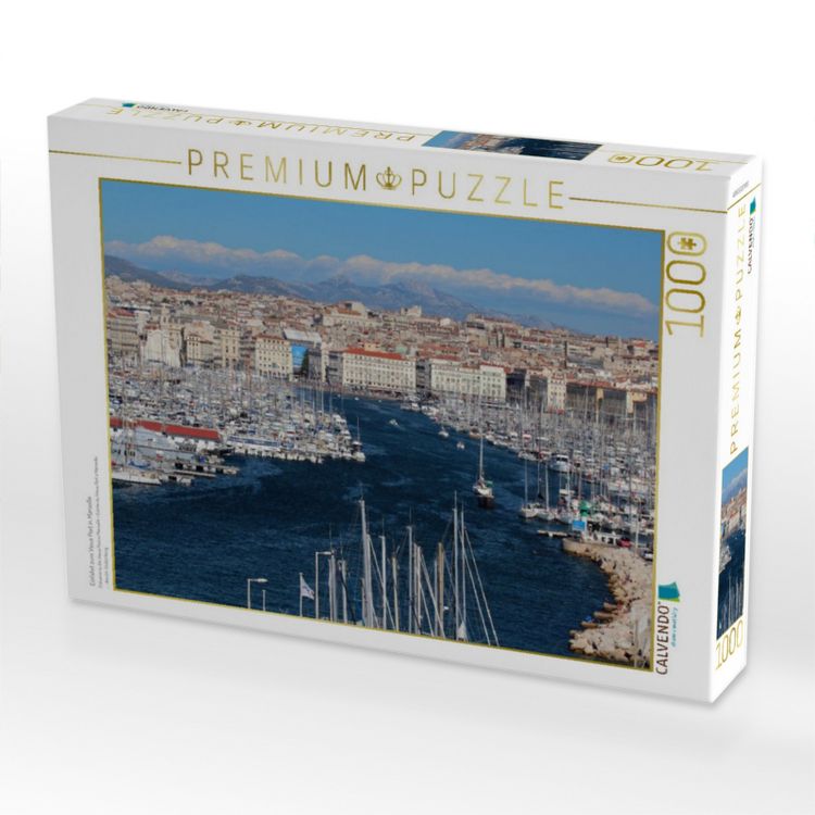 Produktbild: CALVENDO Puzzle Einfahrt zum Vieux Port in Marseille | 1000 Teile Lege-Gr&ouml;&szlig;e 64x48cm Foto-Puzzle f&uuml;r gl&uuml;ckliche Stunden