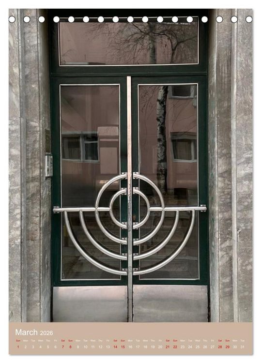 Produktbild: Doors of Belgrade (Desk Calendar 2026 DIN A5 portrait), CALVENDO 12 Month DeskCalendar