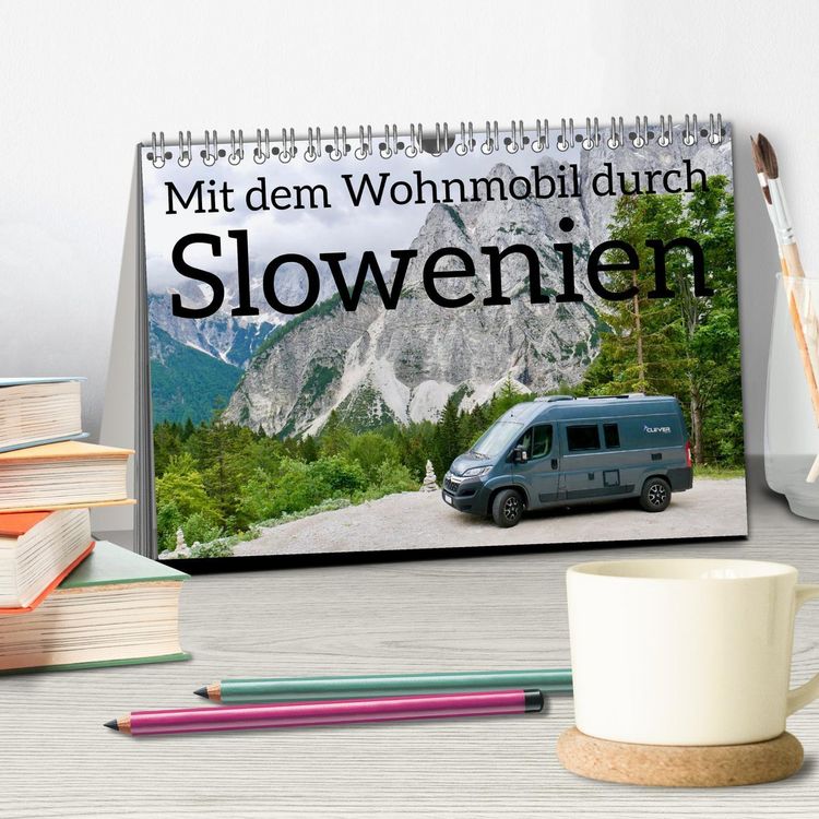 Produktbild: Mit dem Wohnmobil durch Slowenien (Tischkalender 2026 DIN A5 quer), CALVENDO Monatskalender