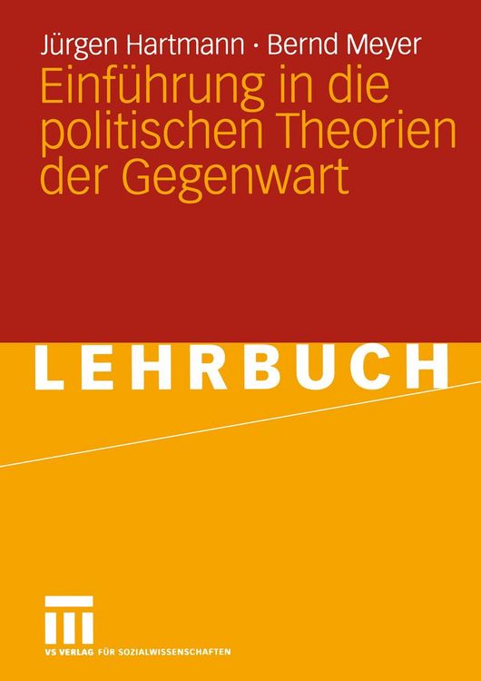 Produktbild: Einf&uuml;hrung in die politischen Theorien der Gegenwart