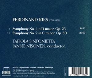 Produktbild: Symphonies Nos. 1 & 2