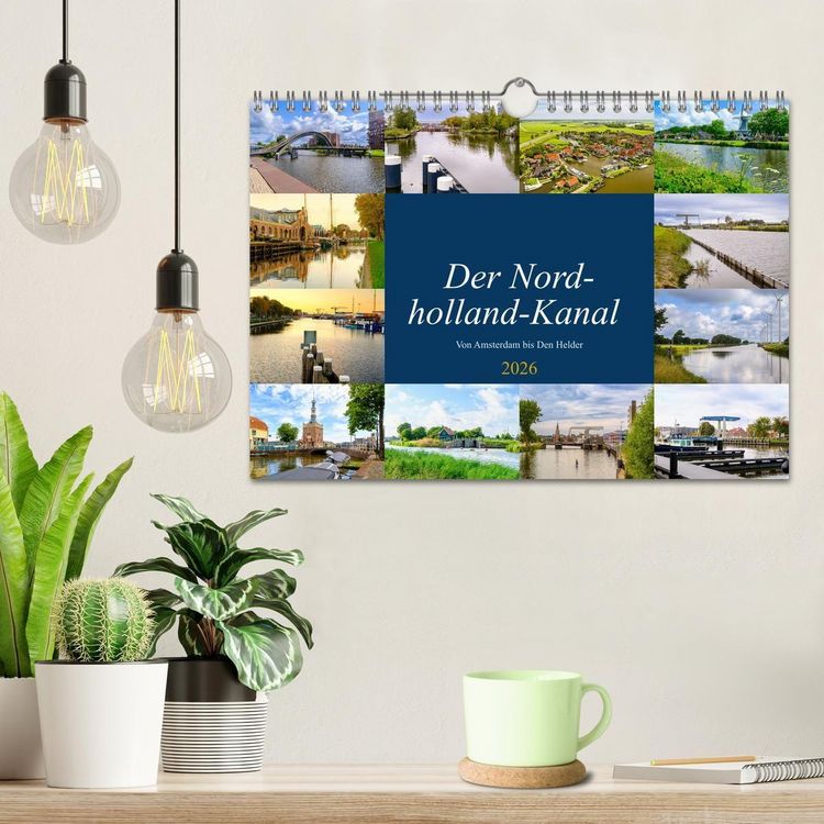 Produktbild: Der Nordholland-Kanal (Wandkalender 2026 DIN A4 quer), CALVENDO Monatskalender