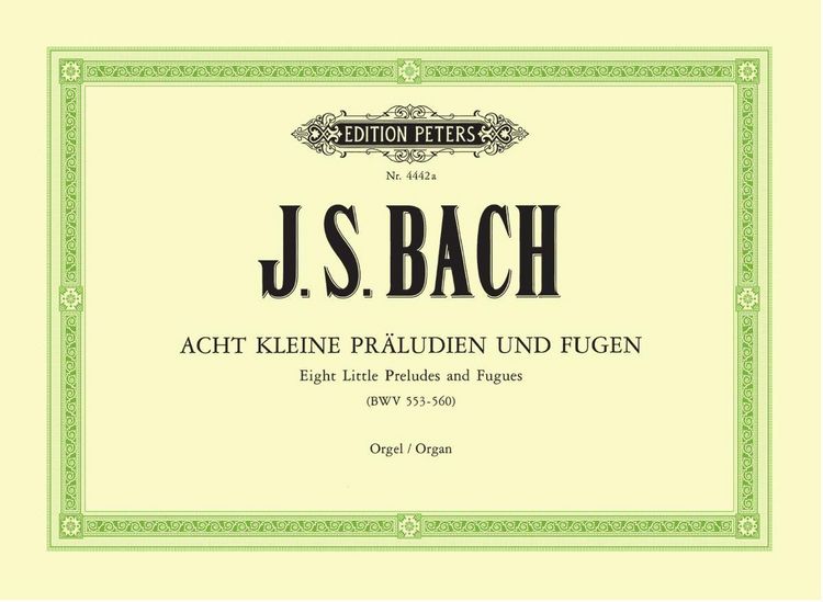 Produktbild: 8 kleine Pr&auml;ludien und Fugen BWV 553-560