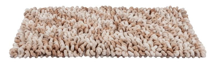 Produktbild: Badteppich Mod. Lerici, weiss-beige, Polyester/Baumwolle, 60x90 cm, rutschhemmend beschichtet,