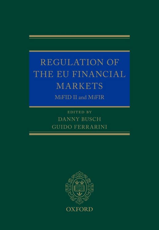 Produktbild: Regulation of the EU Financial Markets