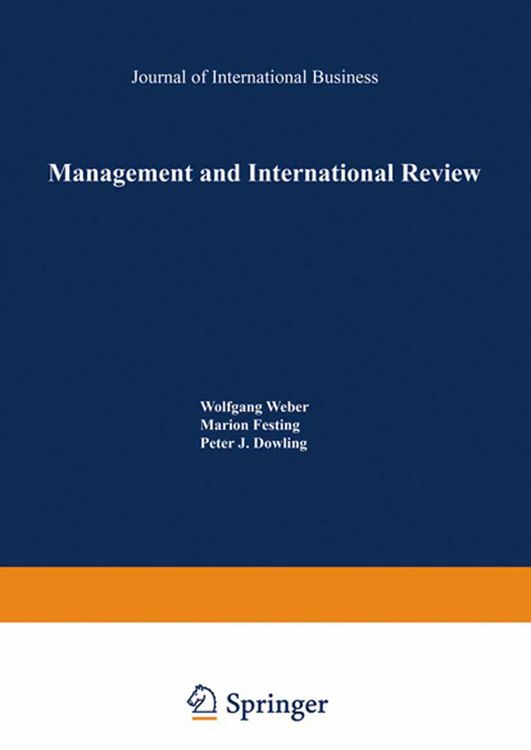 Produktbild: Management and International Review