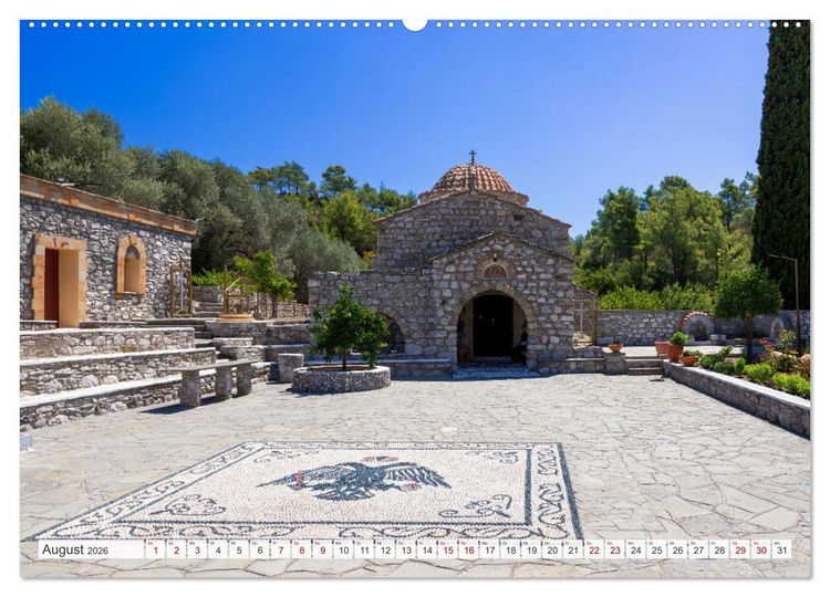 Produktbild: Rhodos und Symi (hochwertiger Premium Wandkalender 2026 DIN A2 quer), Kunstdruck in Hochglanz