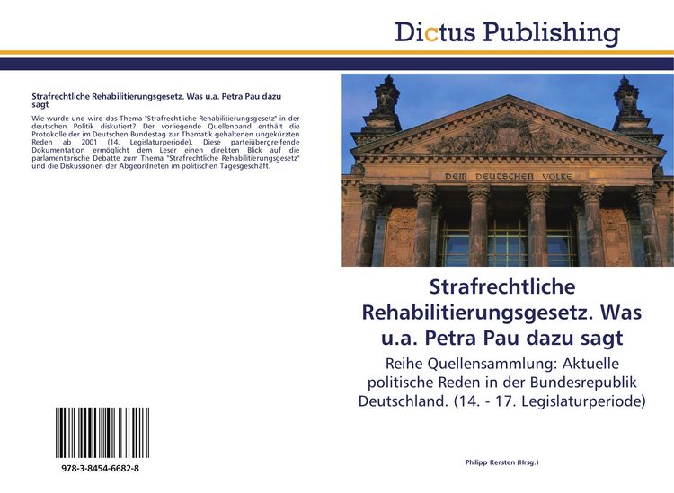 Produktbild: Strafrechtliche Rehabilitierungsgesetz. Was u.a. Petra Pau dazu sagt