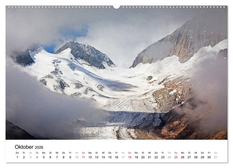 Produktbild: Mystische Schweizer Berglandschaften - Momente in der Natur (hochwertiger Premium Wandkalender 2026 DIN A2 quer), Kunstdruck in Hochglanz