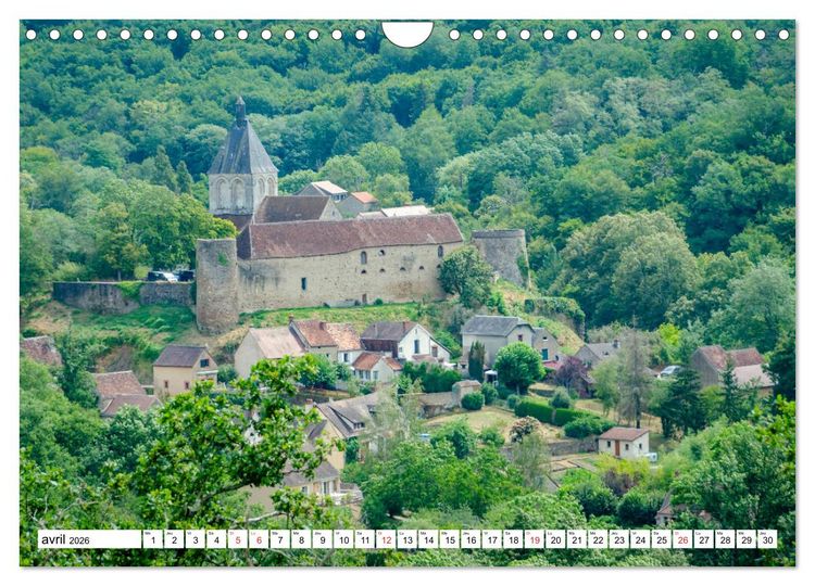 Produktbild: Entre Creuse et Berry la vall&eacute;e des peintres (Calendrier mural 2026 DIN A4 vertical), CALVENDO calendrier mensuel