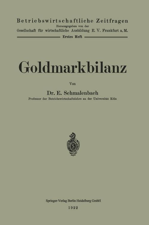 Produktbild: Goldmarkbilanz