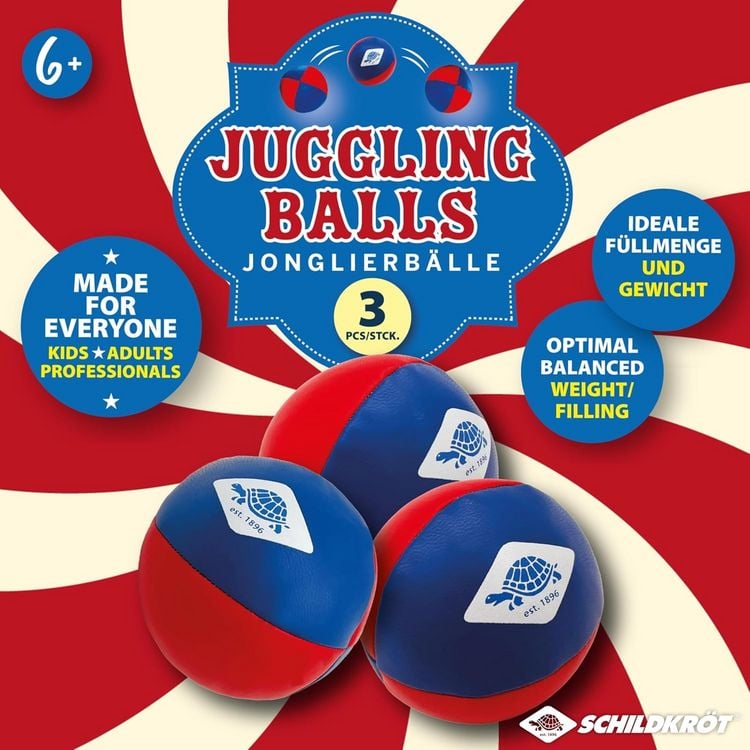 Produktbild: Schildkr&ouml;t 970339 - Juggling Balls, Jonglierb&auml;lle 3er Set