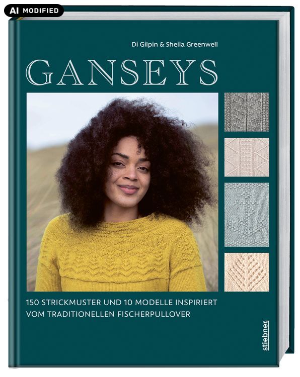 Produktbild: Ganseys. 150 Strickmuster und 10 Modelle inspiriert vom traditionellen Fischerpullover