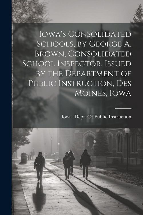 Produktbild: Iowa's Consolidated Schools, by George A. Brown, Consolidated School Inspector. Issued by the Department of Public Instruction, Des Moines, Iowa