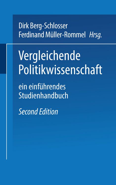 Produktbild: Vergleichende Politikwissenschaft
