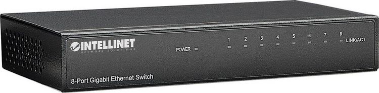 Produktbild: Intellinet 530347 530347 Netzwerk Switch 8 Port 1 GBit/s