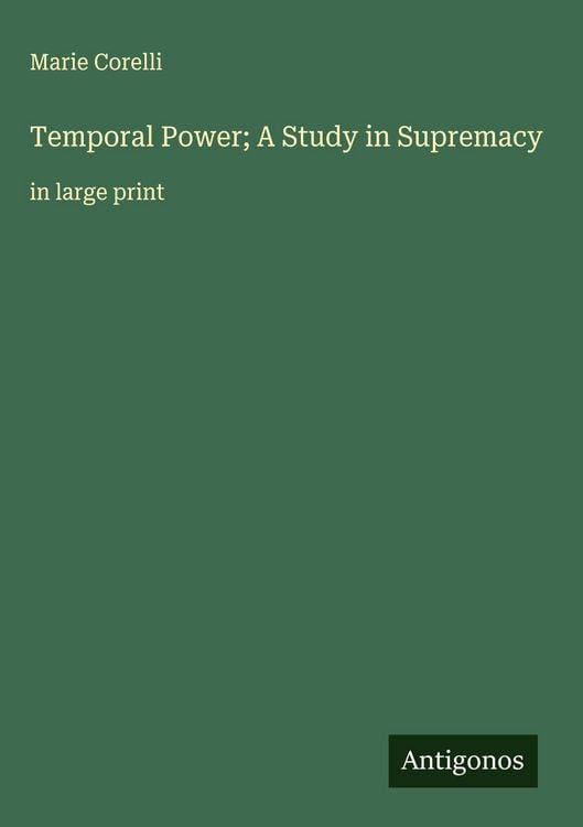 Produktbild: Temporal Power; A Study in Supremacy