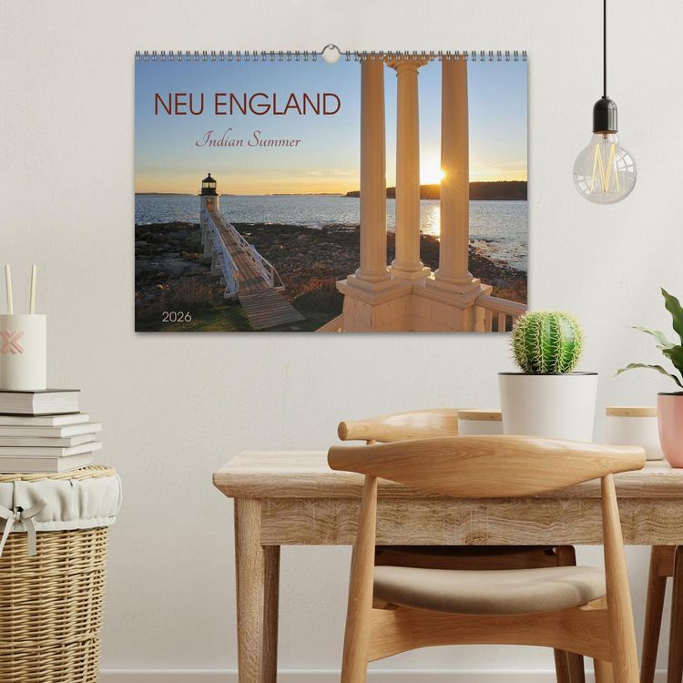 Produktbild: Neu England, Indian Summer (Wandkalender 2026 DIN A3 quer), CALVENDO Monatskalender
