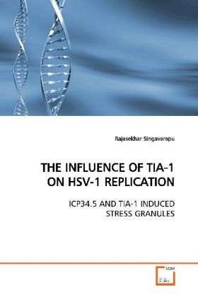 Produktbild: Singavarapu, R: The Influence Of Tia-1 On Hsv-1 Replication