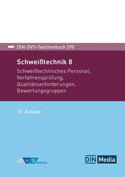 Produktbild: DIN-DVS-Taschenbuch 290