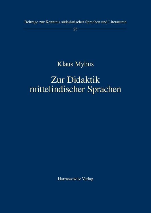 Produktbild: Zur Didaktik mittelindischer Sprachen