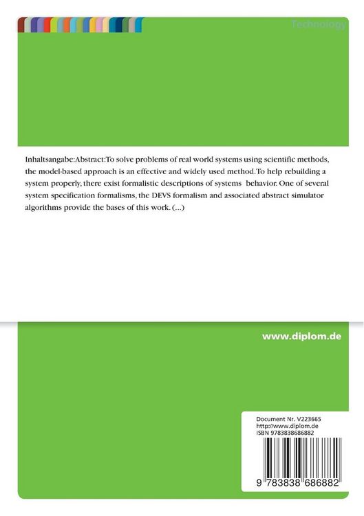 Produktbild: Development of an Object-Orientated DEVS-Simulator with MATLAB&reg;