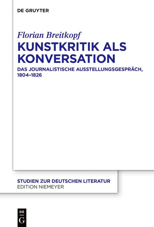 Produktbild: Kunstkritik als Konversation