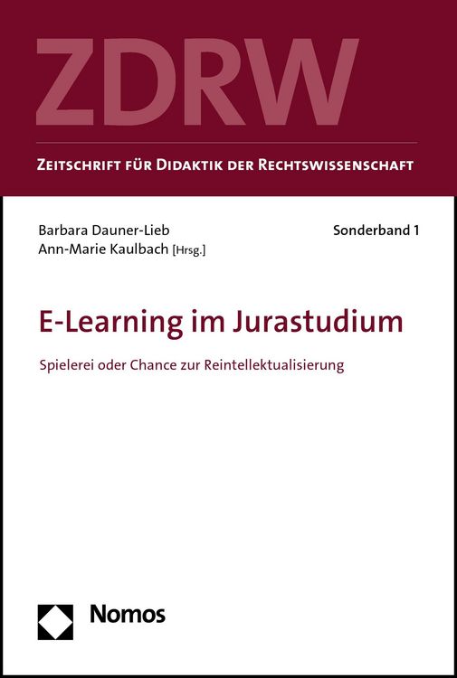 Produktbild: E-Learning im Jurastudium